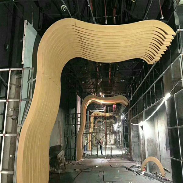 弧形鋁方通 鋁方通拉弧 (4)